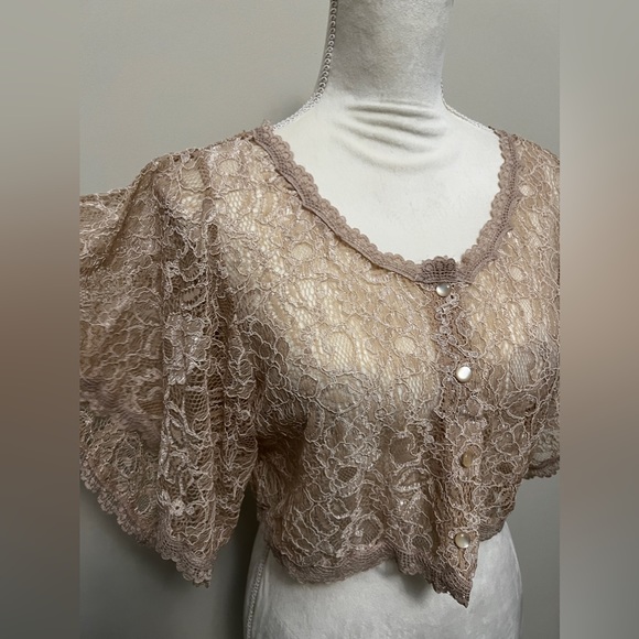 Free People Lace Top - Picture 2 of 5